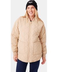 Roxy - Aurora Quilted Bomber - Lyst
