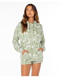 Roxy - Surfing By Moonlight Printed Hoodie - Lyst