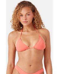 Roxy - Sd Beach Classics Moderate Tiki Triangle Bikini Top - Lyst