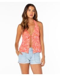 Roxy - Fairweather Printed Top - Lyst