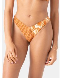 Roxy - Ray Of Sunshine V Cheeky Bikini Bottom - Lyst