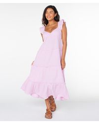 Roxy - Palmy Days Midi Dress - Lyst