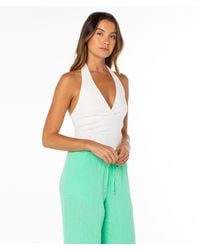 Roxy - South Shore Halter Tank - Lyst