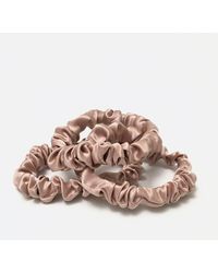 Krystell Barraza Rose Silk Hair Ties - Multicolor