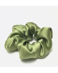 Krystell Barraza Peridot Silk Scrunchie - Multicolor
