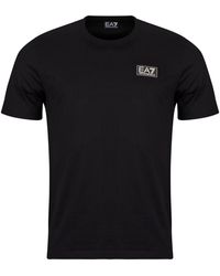 EA7 - T Shirt Train Refined Tee Ss - Lyst