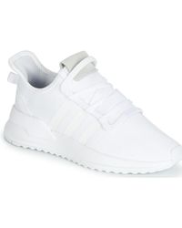 adidas white u_path trainers