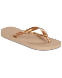 Havaianas - Flip Flops / Sandals (shoes) Top Logo Metallic - Lyst