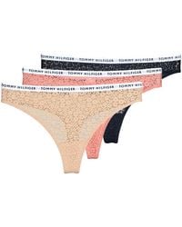 Tommy Hilfiger - Tanga Briefs 3p Full Lace Thong X3 - Lyst