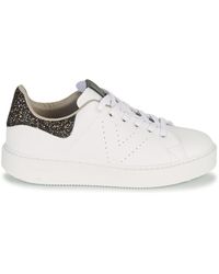 Victoria Utopia Glitter Shoes (trainers) in White - Save 16% - Lyst