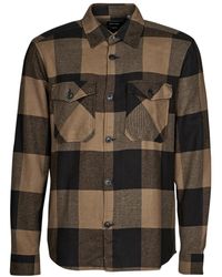 Only & Sons - Onsmilo Ls Check Overshirt Long Sleeved Shirt - Lyst