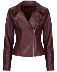 ONLY - Leather Jacket Onlgemma - Lyst