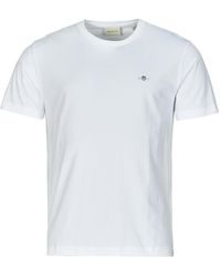GANT - T Shirt Reg Shield Ss T-shirt - Lyst