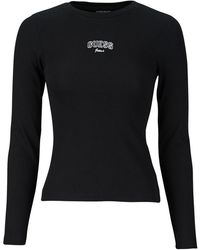 Guess - Long Sleeve T-shirt Gj Ls Cn Embro Slim - Lyst