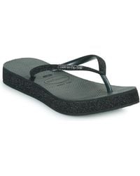 Havaianas - Slim Flatform Sparkle Flip Flops / Sandals (shoes) - Lyst