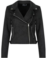 Vero Moda - Leather Jacket Jose - Lyst
