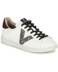 Victoria - Tenis Efecto Piel Glitter Shoes (trainers) - Lyst
