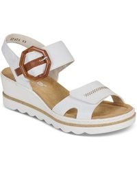 Rieker - Wedge Sandals 67476-83 - Lyst