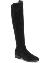 Clarks Leather Pure Caddy Knee High Boots in Black - Lyst