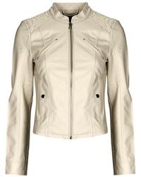 Vero Moda - Leather Jacket Vmfavodona Coated Jacket Noos - Lyst