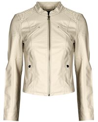 Vero Moda - Leather Jacket Vmfavodona Coated Jacket Noos - Lyst
