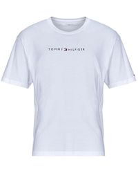 Tommy Hilfiger - T Shirt Ss Tee Cont. Logo - Lyst