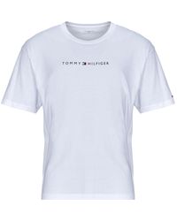 Tommy Hilfiger - T Shirt Ss Tee Cont. Logo - Lyst