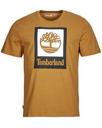 Timberland - T Shirt Colored Short Sleeve Tee - Lyst