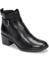 Tamaris Pauletta Low Ankle Boots - Black