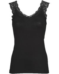 Pieces - Tops / Sleeveless T-shirts Pcbarbera Lace Top - Lyst