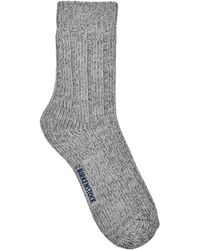 Birkenstock - High Socks Cotton Twist W Light Gray - Lyst