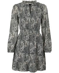 ONLY - Dress Onlcaroline L/s Short - Lyst