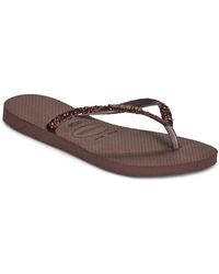 Havaianas - Flip Flops / Sandals (shoes) Slim Glitter Ii - Lyst