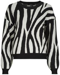 Vero Moda - Sweater Vmsiljeanimal - Lyst