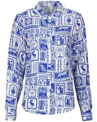 Pieces - Shirt Pcsaylor Ls Shirt Wvn - Lyst