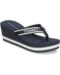 Tommy Hilfiger - Flip Flops / Sandals (shoes) Hilfiger Wedge Beach Sandal - Lyst