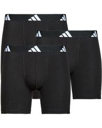 adidas - Boxer Shorts Active Flex Cotton Boxer Long Pack De 3 - Lyst