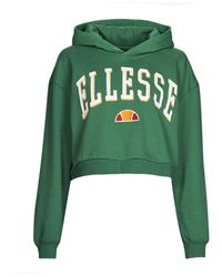 Ellesse - Ramo Crop Hoody Sweatshirt - Lyst