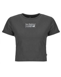 New Balance - T Shirt Trackside Ringer T-shirt - Lyst