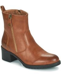 Chattawak Alta Low Ankle Boots - Brown