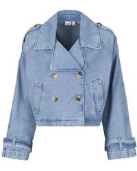 Vero Moda - Trench Coat Vmlelou Short Ls Trenchcoat - Lyst