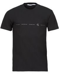 Calvin Klein - T Shirt Logo Repeat Tee - Lyst