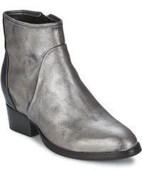 Catarina Martins Metal Dave Low Ankle Boots - Metallic