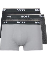 BOSS - Boxer Shorts Trunk 3p Power Desig - Lyst