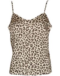 ONLY - Tops / Sleeveless T-shirts Onlmayra Tie Satin Singlet - Lyst