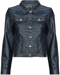 ONLY - Leather Jacket Onlcita L/s Coated - Lyst