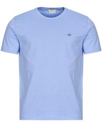GANT - T Shirt Reg Shield Ss T-shirt - Lyst