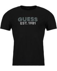 Guess - T Shirt Ss Cn Classic Design Tee - Lyst
