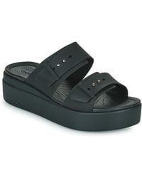 Crocs™ - Mules / Casual Shoes Brooklyn Sandal Lowwdg W - Lyst