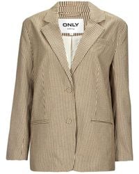 ONLY - Jacket Onlmolly L/s Ovs Check Blazer Tlr - Lyst